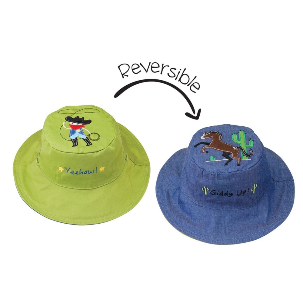 Flapjackkids | Kids Reversible Cowboy Sun Hat